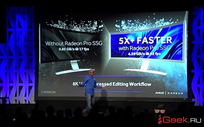 AMD работает над Radeon Pro SSG с 1 Тбайт памяти