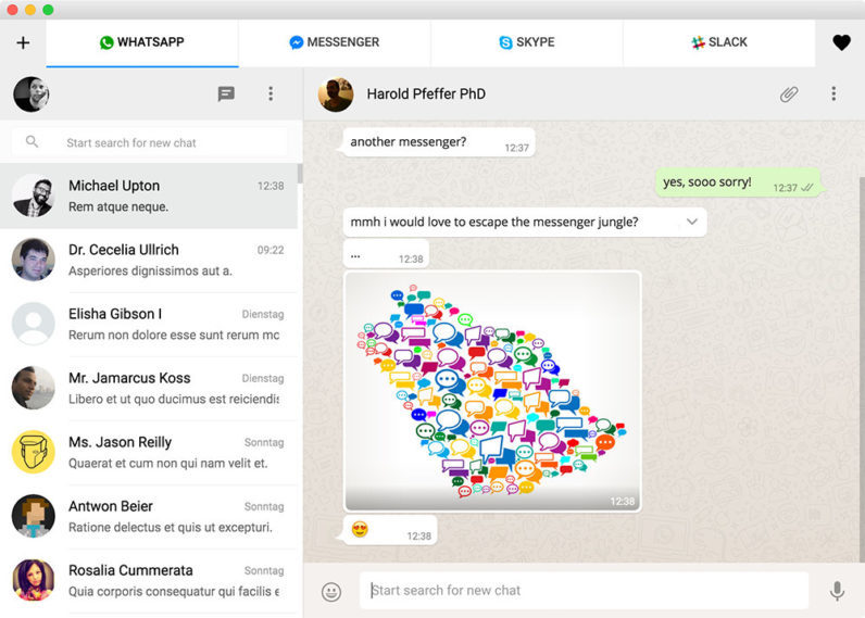 All-in-One Messenger – приложение, объединяющее в единое целое 27 современных мессенджеров