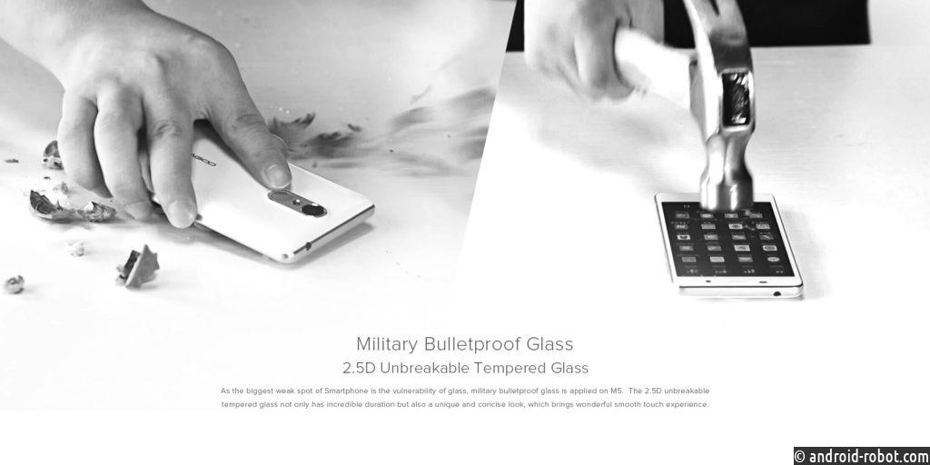 Был представлен китайский смартфон Leagoo M5 с непробиваемым стеклом