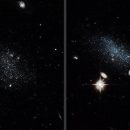 Hubble нашел две карликовые галактики, прибывшие из здешней пустоты