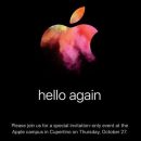 Apple анонсировала презентацию на 27 октября