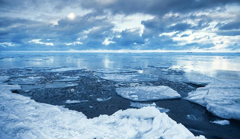 Сокращение арктического морского льда воздействует на систему циркуляции воды в Атлантическом океане