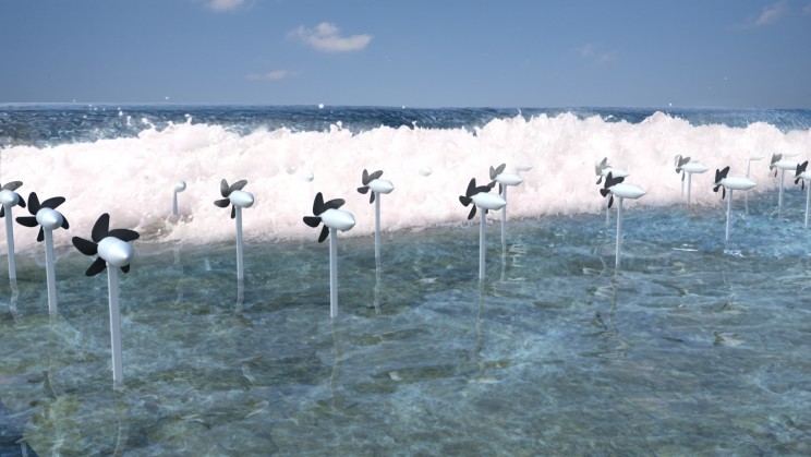 Япония разрабатывает уникальные волновые турбины повышенной мощности