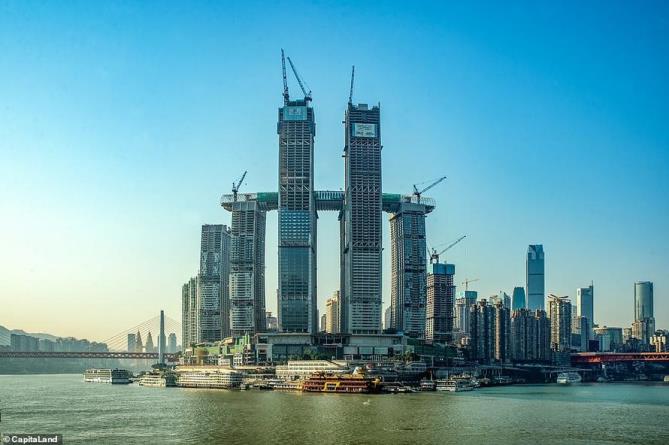 Близится завершение строительства китайского «горизонтального небоскреба»