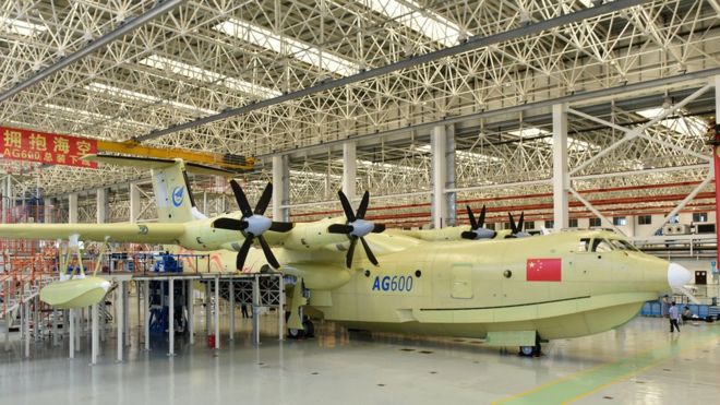 Китай будет производить крупнейший в мире самолет-амфибию