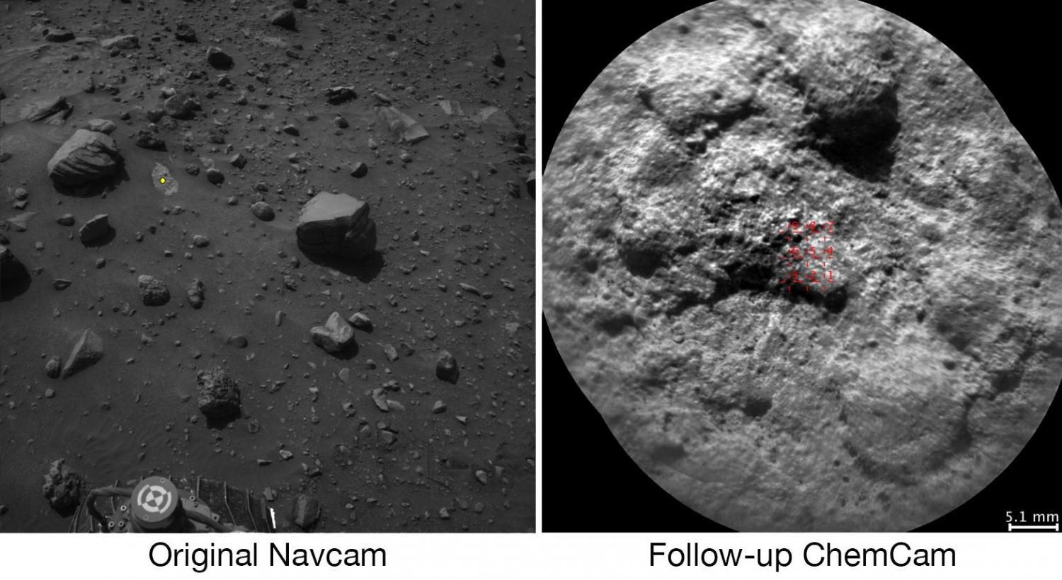 Марсоход Curiosity сумеет самостоятельно «стрелять» из лазерной установки