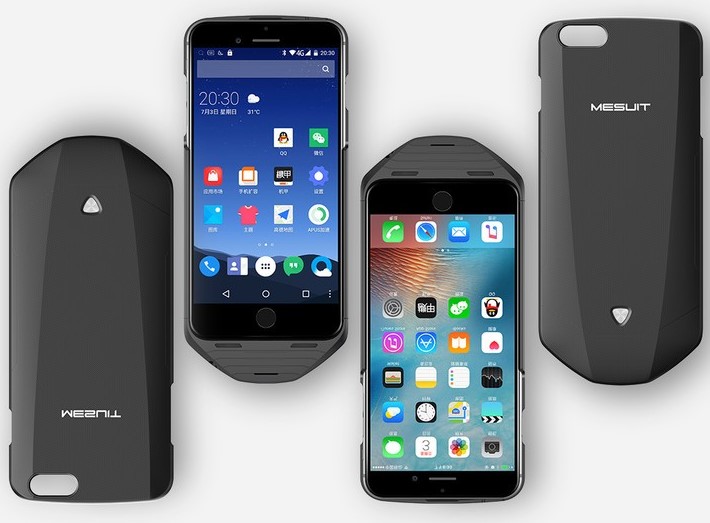 Чехол Mesuit для iPhone превращает iOS в андроид