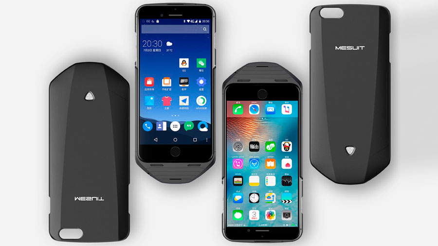 Чехол от Haimawan превращает iPhone в Android-смартфон