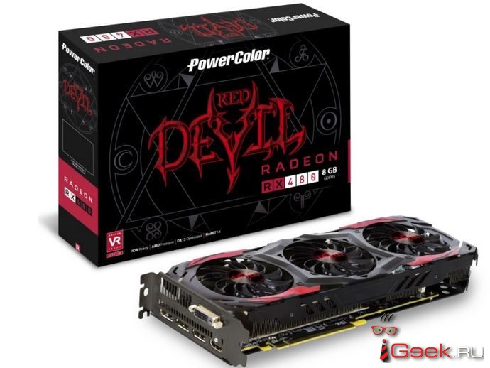 Состоялся релиз карты PowerColor Red Devil Radeon RX 480