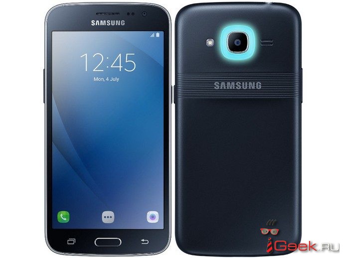 Samsung Galaxy J2 Pro со светодиодным кольцом Smart Glow Samsung Galaxy J2 Pro со светодиодным кольцом Smart Glow