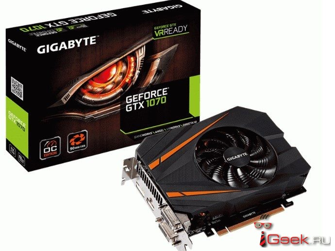 Gigabyte анонсировала компактную GeForce GTX 1070 Mini ITX OC Gigabyte анонсировала компактную GeForce GTX 1070 Mini ITX OC