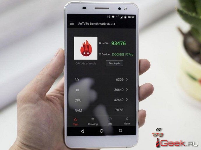 Doogee F7 на Mediatek Helio X20 появится версия с 6Гб ОЗУ Doogee F7 на Mediatek Helio X20 появится версия с 6Гб ОЗУ