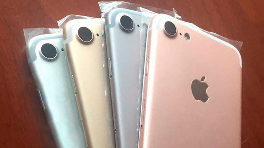 Живые фотографии iPhone 7 в новых цветах