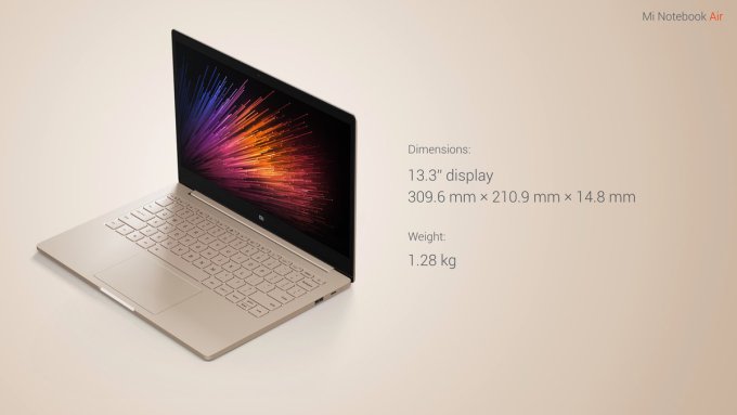 Xiaomi представила свой 1-ый ноутбук Mi Notebook Air Xiaomi представила свой 1-ый ноутбук Mi Notebook Air