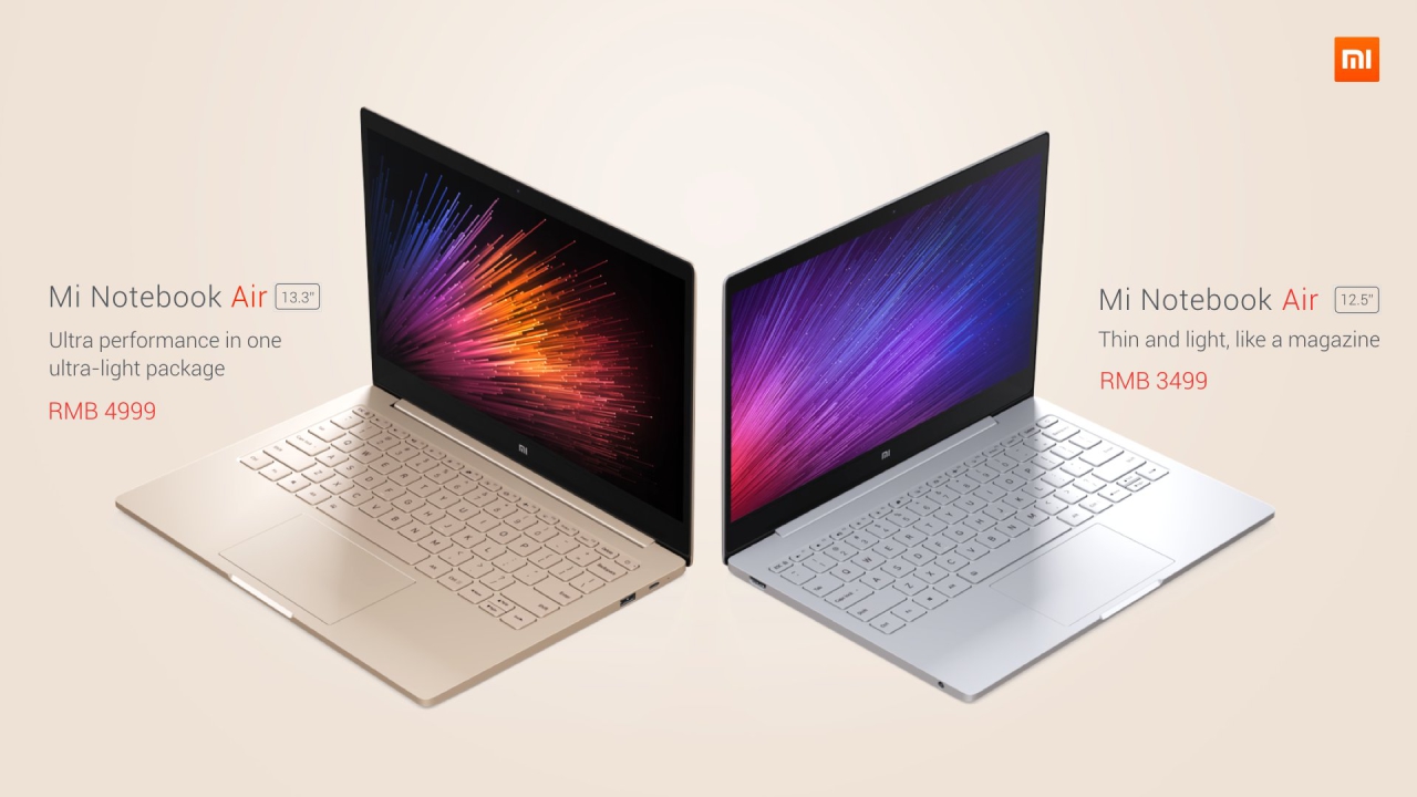 Xiaomi официально представила собственный ультрабук