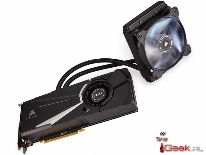 MSI Hydro GFX GTX 1080 с гибридной системой охлаждения от Corsair