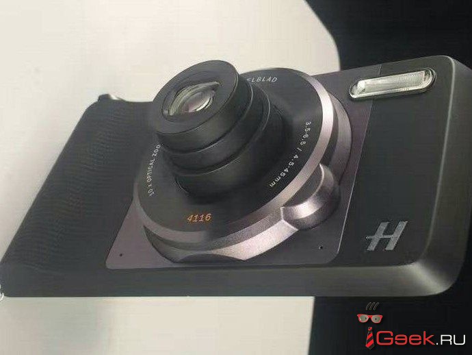 Панель Hasselblad для Moto Z с десятикратным зумом появилась на фото