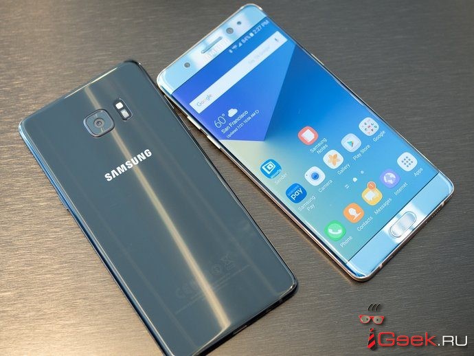 Цена Samsung Galaxy Note 7 в России составит 60 тысяч рублей