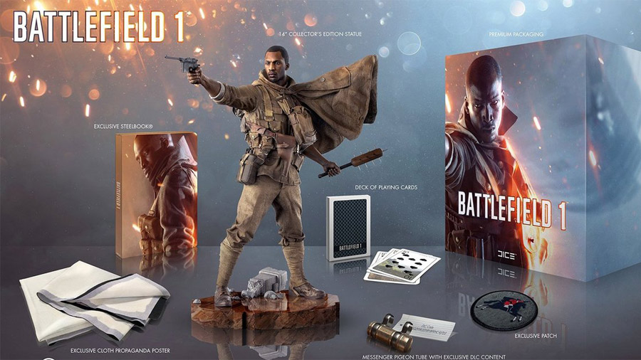 Коллекционное издание BATTLEFIELD 1 продается без самой игры
