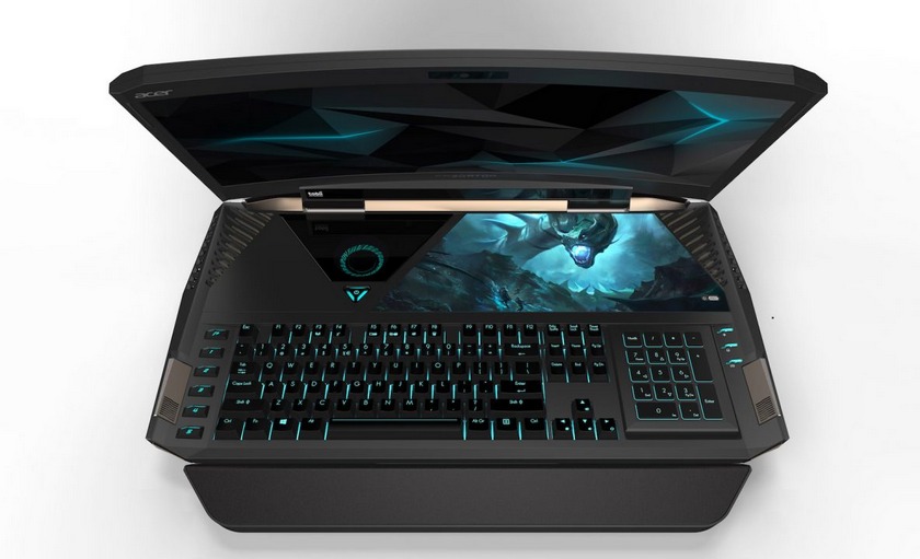 Acer презентовал 21-дюймовый ноутбук с 2-мя видеокартами GeForce GTX 1080