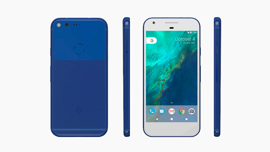Google Pixel и Pixel XL предстали в синем цвете
