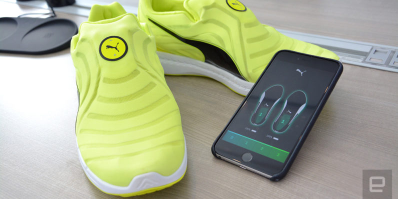 Puma представила умные кроссовки с самостоятельной шнуровкой Puma представила умные кроссовки с самостоятельной шнуровкой