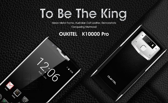 Батарейкофон Oukitel K10000 Pro заряжается всего за 2.5 часа