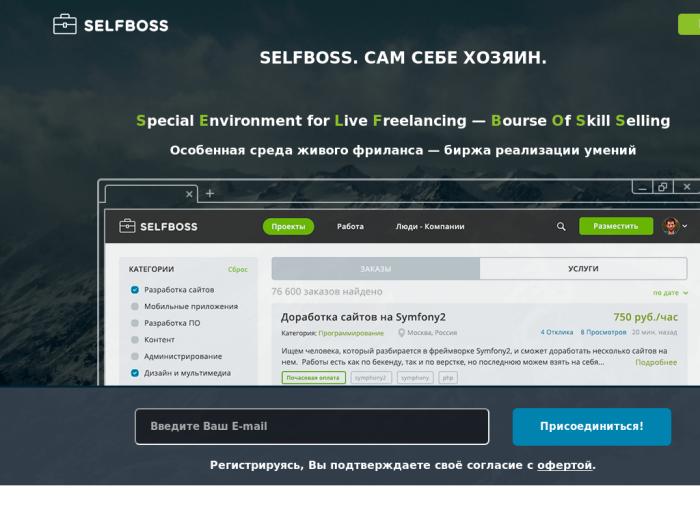 Особая биржа фриланса для авторов сайтов, дизайнеров и копирайтеров
